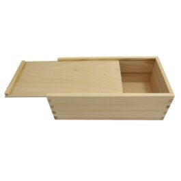 Pudełko drewniane Chustecznik Prostokątny 25x13x9cm