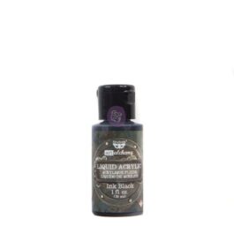 Farba akrylowa Prima INK BLACK Liquid Finnabair 30ml