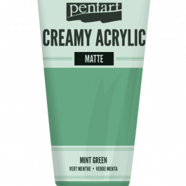 Farba akrylowa creamy MIĘTA matowa Pentart 60ml