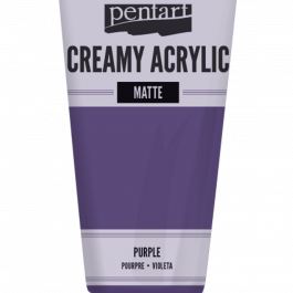 Farba akrylowa creamy FIOLET matowa Pentart 60ml